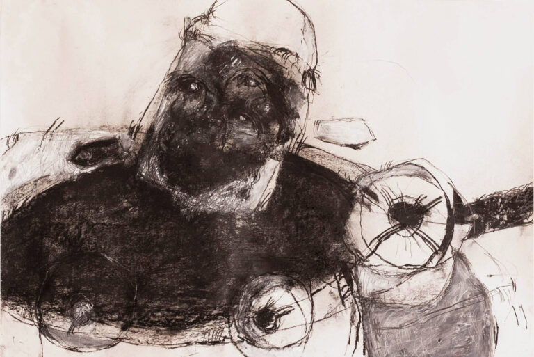 charcoal on paper 60 x 90 cm 2014