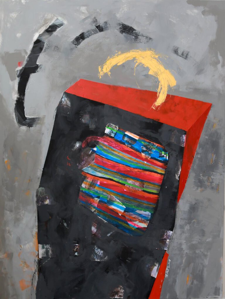 A Suitcase Memory. 120*160 cm mixed media on canvas 2018