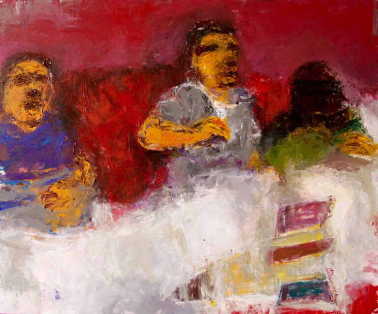 syrian scenes 100x120 cm Mixed Media on Canvas 2012